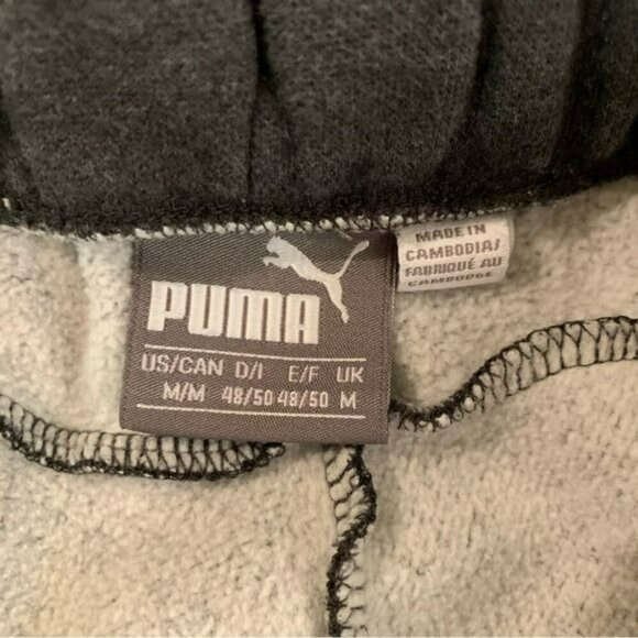Puma gray joggers with embroidered logo women’s medium - Picture 5 of 10